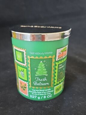 Bath & Body Works FRESH BALSAM Candle - 1 Single Wick